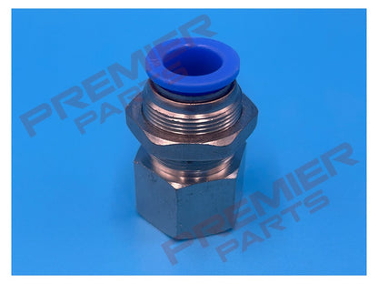 PUSH FIT X BSPF BULK HEAD FOR METRIC TUBE