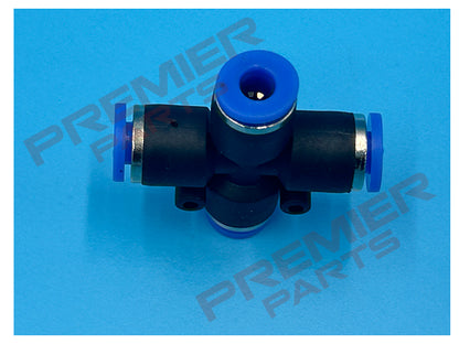 PUSH FIT CROSS FOR METRIC TUBE 4MM-12MM OD