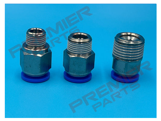 PUSH FIT STUDS FOR 12MM TUBE X BSPT MALE