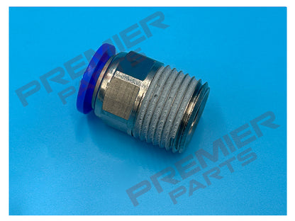 PUSH FIT STUDS FOR 12MM TUBE X BSPT MALE