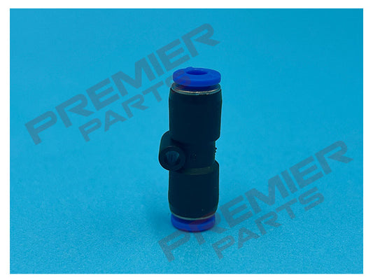 PUSH FIT EQUAL STRAIGHT UNION FOR METRIC TUBE 4-12MM