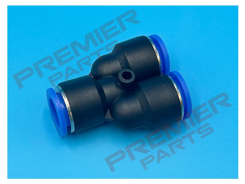 PUSH FIT EQUAL Y FOR METRIC TUBE 4MM - 12MM OD Equal Y