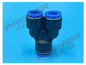 PUSH FIT EQUAL Y FOR METRIC TUBE 4MM - 12MM OD Equal Y