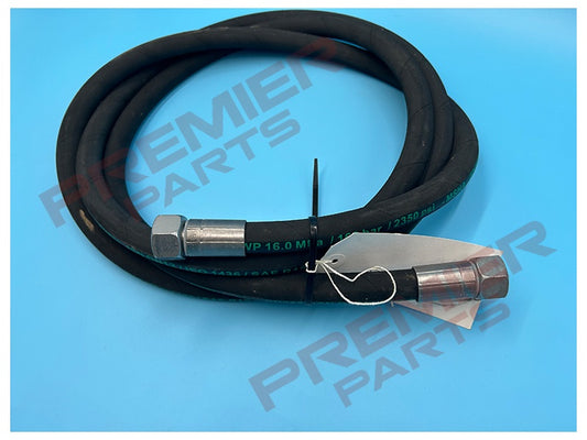 1/2" BSP Straight Female 2 Wire Hydraulic Hose Assembly
