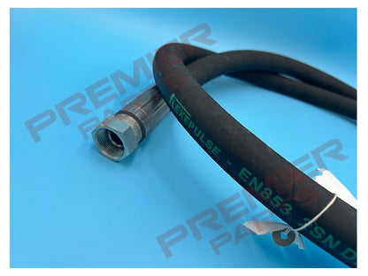 1/2" BSP Straight Female 2 Wire Hydraulic Hose Assembly
