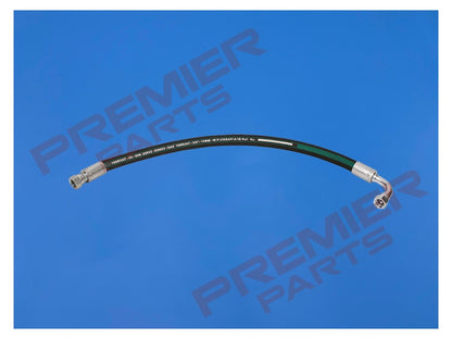1/2" BSP 1 x 90 1 x Straight  Female x 23.1mm OD x 1/2" ID Hydraulic Hose Assembly.
