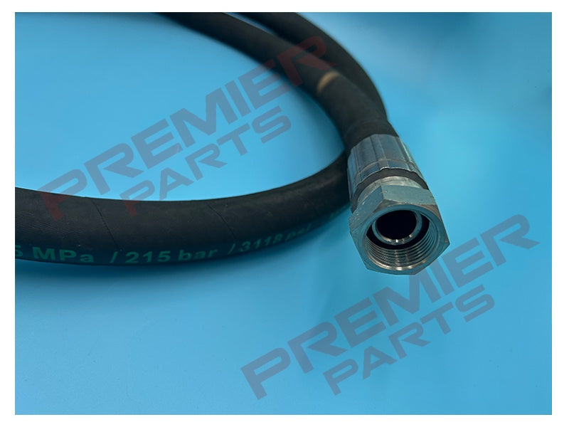 3/4" BSP Female Straight x 30.2mm OD x 3/4" ID Hydraulic Hose Assembly
