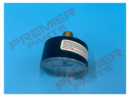 PRESSURE GAUGE 50MM 1/4 BACK 0-20BAR