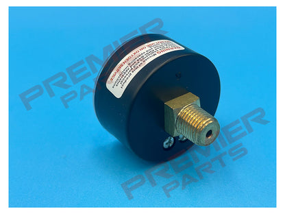 PRESSURE GAUGE 50MM 1/4 BACK 0-20BAR