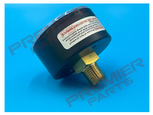 PRESSURE GAUGE 50MM 0-10BAR 1/4 BACK ENTRY