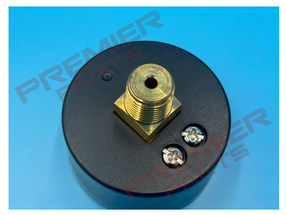 PRESSURE GAUGE 50MM 0-10BAR 1/4 BACK ENTRY