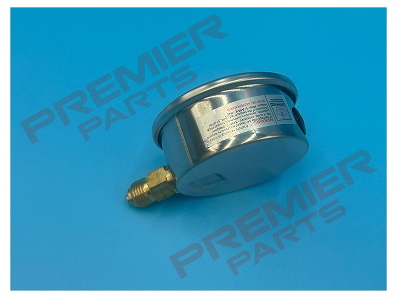 Heavy duty stainless steel glycerine filled pressure gauge 0-16 bar 63mm 1/4 bottom entry