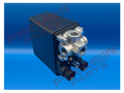 PRESSURE SWITCH 4 WAY 1/4 3 PHASE 20AMP 6MM UNLOADER