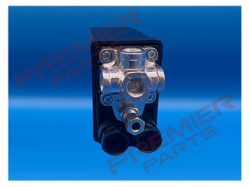 PRESSURE SWITCH 15AMP 240V 12BAR 175PSI MAX (4 X 1/4 PORTS)