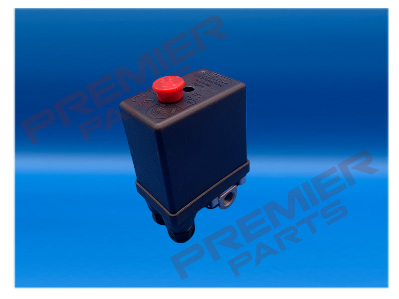 Pressure Switch (Ports 3/8 x1, 1/4 x3) 20amp 1Phase