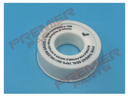 PTFE TAPE 12MM X 12M X 0.075