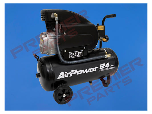 SEALEY Air Compressor 24L Direct Drive 2hp, 116psi (8bar) SAC2420A