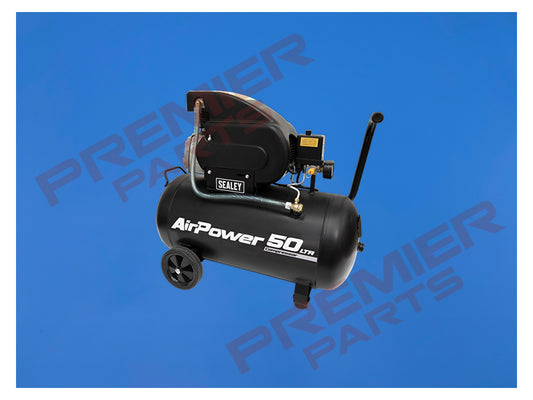 SEALEY Air Compressor 50L Direct Drive 2hp, 116psi (8bar) SAC5020A