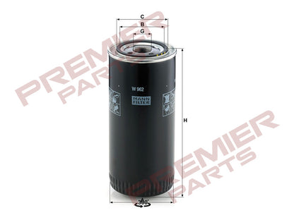 MANN OIL FILTER W962