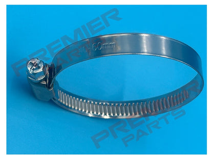 WORM DRIVE HOSE CLIPS 9MM WIDTH 8-60MM RANGES